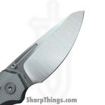 N.U.M.B. Knifeworks - NKW-N7Molten - N7 The Cantilever - Folding Knife - S90V Satin Sheepsfoot - Carbon Fiber - Molten - Image 4