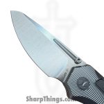 N.U.M.B. Knifeworks - NKW-N7Molten - N7 The Cantilever - Folding Knife - S90V Satin Sheepsfoot - Carbon Fiber - Molten - Image 5