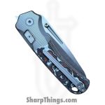 N.U.M.B. Knifeworks - NKW-N7Molten - N7 The Cantilever - Folding Knife - S90V Satin Sheepsfoot - Carbon Fiber - Molten - Image 8