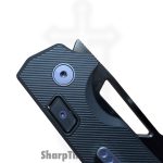 N.U.M.B. Knifeworks - NKW-N1PVD - N1 The Cornerstone - Folding Knife - S90V DLC Sheepsfoot - Titanium - Black - Image 6