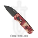ProTech - R5303-CTC - Runt - Automatic Knife - CPM MagnaCut Coated Wharncliffe - Aluminum - Crimson Tiger Camo