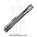 Simeon - SCKUNTS35SM - UnTo S Milled - Folding Knife - S35VN Stonewash Tanto - Titanium - Natural - Image 10