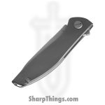 Shirogorov Knives - SHI-NL - Neon Lite - Folding Knife - ELMAX Stonewash Drop Point - Titanium - Gray - Image 2