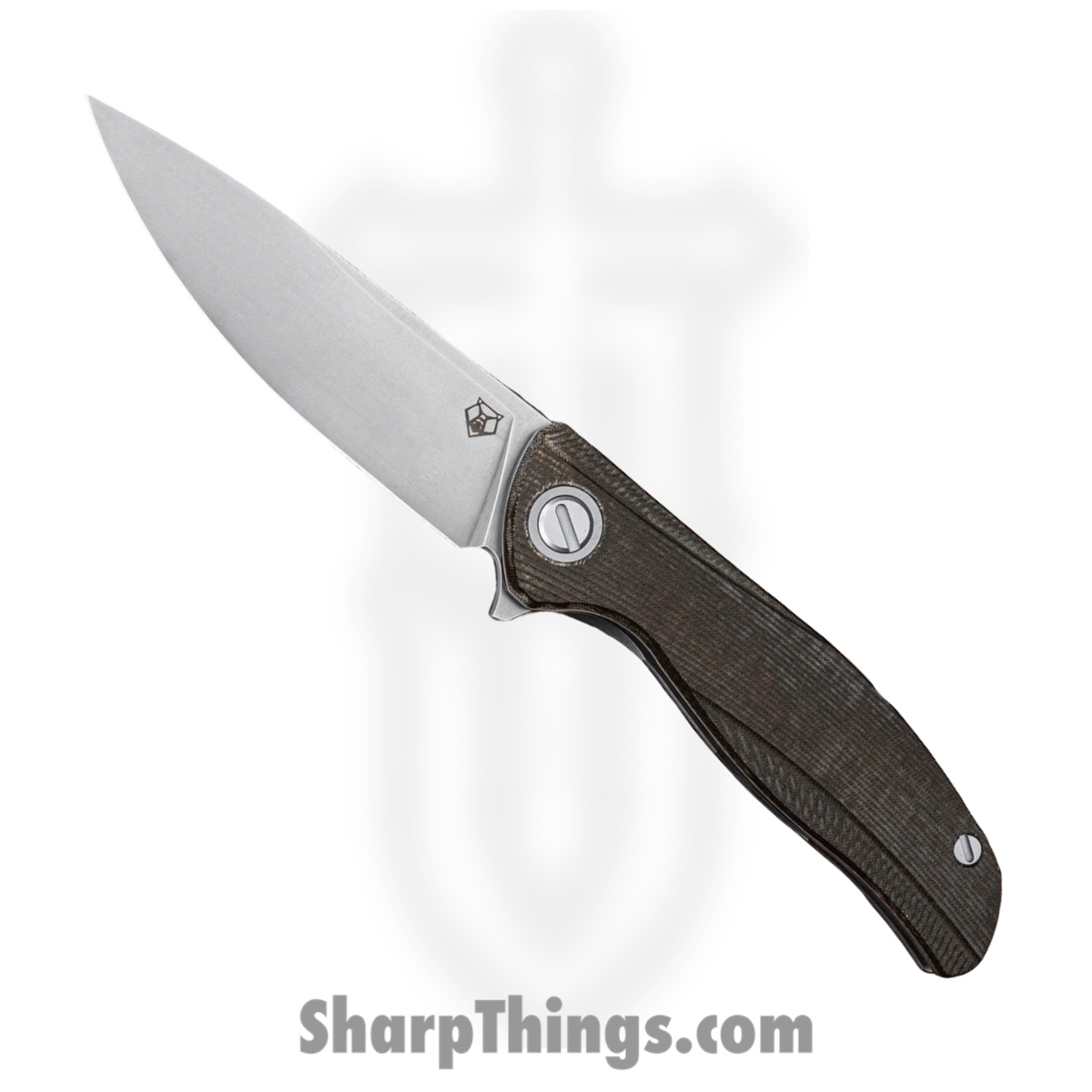 SHI-URS-F95-GRNM_1.jpg Shirogorov Knives - SHI-URS-F95-GRNM - Ursus F95 - Folding Knife - ELMAX Stonewash Drop Point - Micarta - Green - Image 1