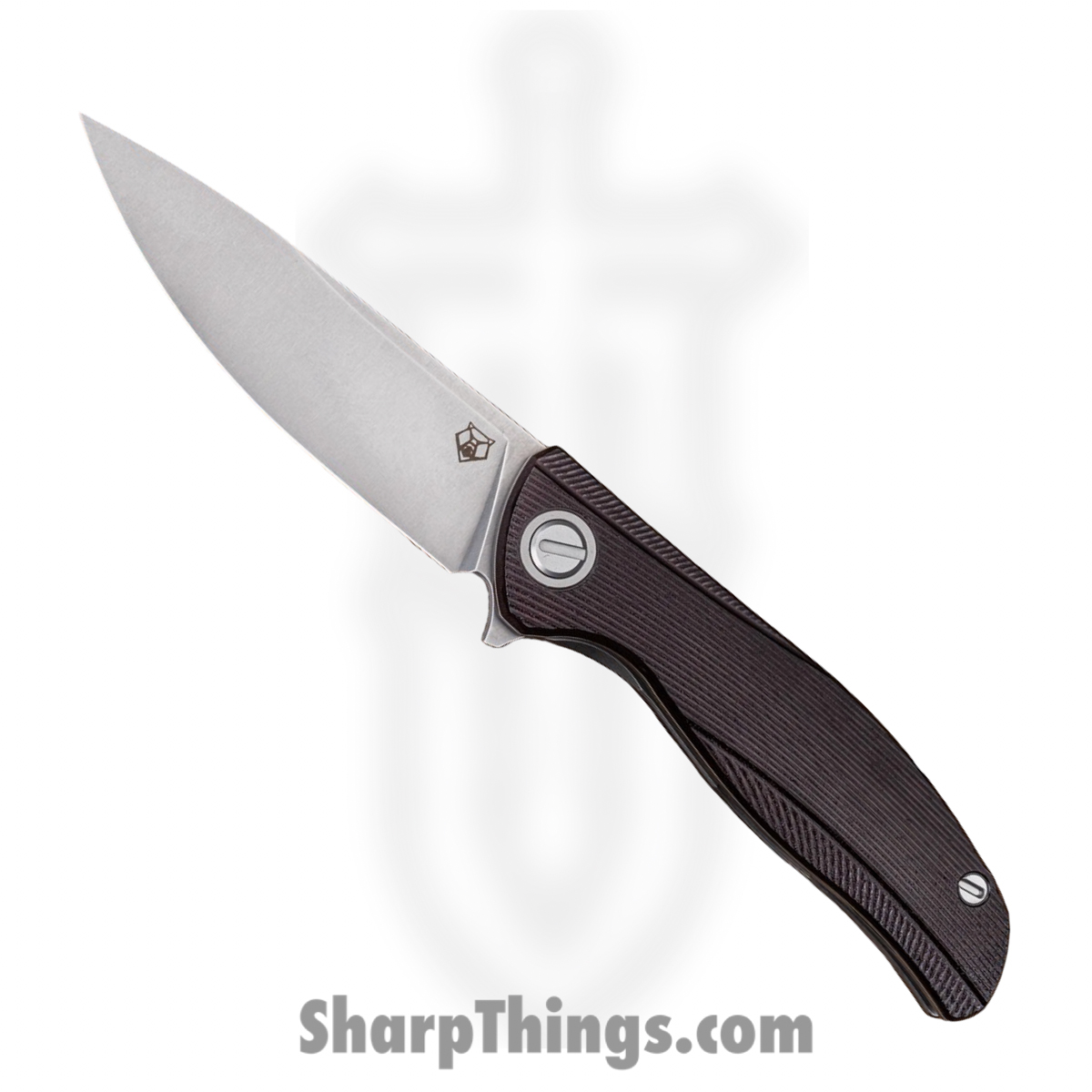 SHI-URS-F95-MARM_1.jpg Shirogorov Knives - SHI-URS-F95-MARM - Ursus F95 - Folding Knife - ELMAX Stonewash Drop Point - Micarta - Maroon - Image 1