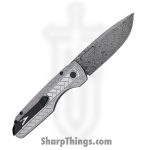 ProTech - SYNAPSE2.BS26.002 - Vero Synapse 2 - Automatic Knife - Chad Nichols Raindrop Damascus Drop Point - Herringbone Textured 17-4 Steel - Natural - Image 2