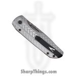 ProTech - SYNAPSE2.BS26.002 - Vero Synapse 2 - Automatic Knife - Chad Nichols Raindrop Damascus Drop Point - Herringbone Textured 17-4 Steel - Natural - Image 3