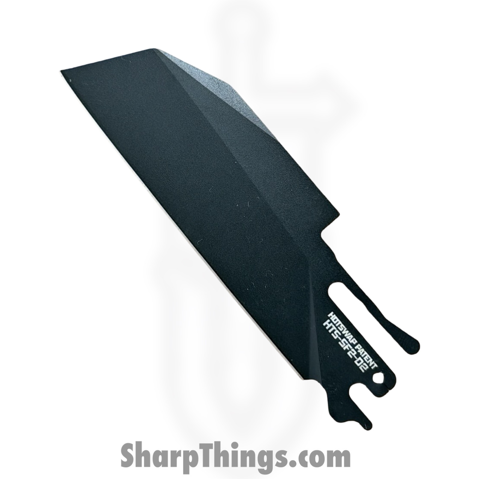 Tirandbld2_1.jpg Exceed Designs - Tirandbld2 - TiRant Ultra HotSwap Full Length Blade Replacement - D2 Coated Wharncliffe - Black - Image 1