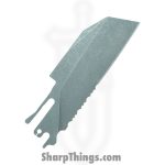 Exceed Designs - Tirandbld7 - TiRant Ultra HotSwap Full Length Blade Replacement - D2 Stonewash Wharncliffe P/S - Natural - Image 2