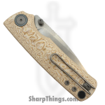 Vosteed - VOSA2626 - Porcupine - Folding Knife - 14C28N Stonewash Drop Point - Micarta - Brown - Image 4