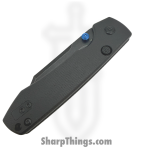 Vosteed - VOSA2910 - Raccoon - Folding Knife - 14C28N Coated Bowie - Canvas Micarta - Black - Image 3