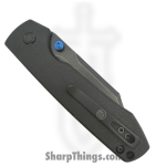 Vosteed - VOSA2910 - Raccoon - Folding Knife - 14C28N Coated Bowie - Canvas Micarta - Black - Image 4