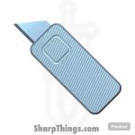 Rivery MFG - ZERO-M-OTF-F-6061-GY - Zero File Utility - Assisted Open Knife - Satin Razor - Aluminum - Gray