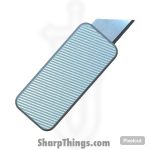 Rivery MFG - ZERO-M-OTF-F-6061-GY - Zero File Utility - Assisted Open Knife - Satin Razor - Aluminum - Gray - Image 2
