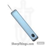 Rivery MFG - ZERO-M-OTF-F-6061-GY - Zero File Utility - Assisted Open Knife - Satin Razor - Aluminum - Gray - Image 3
