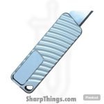 Rivery MFG - ZGO-OTF-U-6061-GY - Zero G Original Utility - Assisted Open Knife - Satin Razor - Aluminum - Gray - Image 2