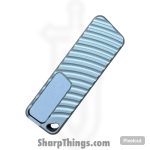 Rivery MFG - ZGO-OTF-U-6061-GY - Zero G Original Utility - Assisted Open Knife - Satin Razor - Aluminum - Gray - Image 9