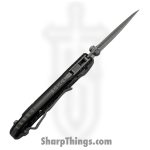 Microtech - 1135RL-10APFR - LUDT - Folding Knife - M390MK Apocalyptic Drop Point - Frag Aluminum - Black - Image 5