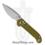 Microtech - 1135RL-10FROD - LUDT - Folding Knife - M390MK Stonewash Drop Point - Frag Aluminum - OD Green