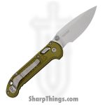 Microtech - 1135RL-10FROD - LUDT - Folding Knife - M390MK Stonewash Drop Point - Frag Aluminum - OD Green - Image 2