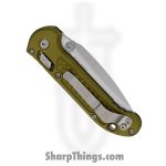 Microtech - 1135RL-10FROD - LUDT - Folding Knife - M390MK Stonewash Drop Point - Frag Aluminum - OD Green - Image 4