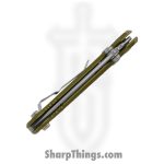 Microtech - 1135RL-10FROD - LUDT - Folding Knife - M390MK Stonewash Drop Point - Frag Aluminum - OD Green - Image 5