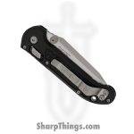 Microtech - 1136RL-10FR - L.U.D.T. - Folding Knife - M390MK Stonewash Tanto - Frag Aluminum - Black - Image 4
