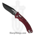 Microtech - 137MRL-1FRMR - Amphibian Mini - Folding Knife - M390MK Coated Clip Point - Frag Aluminum - Merlot