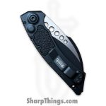 Microtech - 166-1T - Hawk Auto - Automatic Knife - M390MK Two Tone Karambit - Aluminum - Black - Image 6