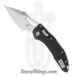 Microtech - 169MRL-10FR - M-Stitch - Folding Knife - M390MK Stonewash Spear Point - Frag Aluminum - Black