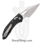 Microtech - 169MRL-10FR - M-Stitch - Folding Knife - M390MK Stonewash Spear Point - Frag Aluminum - Black - Image 2