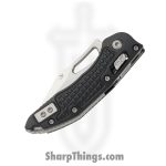 Microtech - 169MRL-10FR - M-Stitch - Folding Knife - M390MK Stonewash Spear Point - Frag Aluminum - Black - Image 3