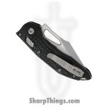 Microtech - 169MRL-10FR - M-Stitch - Folding Knife - M390MK Stonewash Spear Point - Frag Aluminum - Black - Image 4