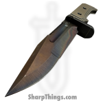 Medford Knife and Tool - MK0754PQ-12KB-SPQ3-HP - USMC Raider - Fixed Blade Knife - D2 Vulcan Clip Point - Multi Layered G10 - Black Tan - Image 3