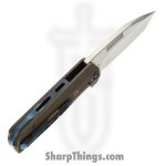 Medford Knife and Tool - MK2203TT-36A1-TFCF-BF - Primus - Folding Knife - 3V Tumbled Tanto - OS Tumbled Titanium - Bronze - Image 3