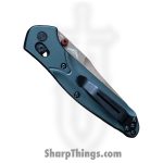 Benchmade - 940FE-2601 - Osborne - Folding Knife - CPM S90V Flat Dark Earth Battlewash Reverse Tanto - Aluminum - Taiga Green - Image 4