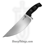 Microtech - 95-10BK-5 - Akris - Fixed Blade Knife - M390MK Stonewash Drop Point - G10 - Black - Image 3