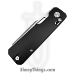 Vero Engineering - Vero_BSA_0A - Aura - Folding Knife - 14C28N Satin Talon - Aluminum - Black - Image 3
