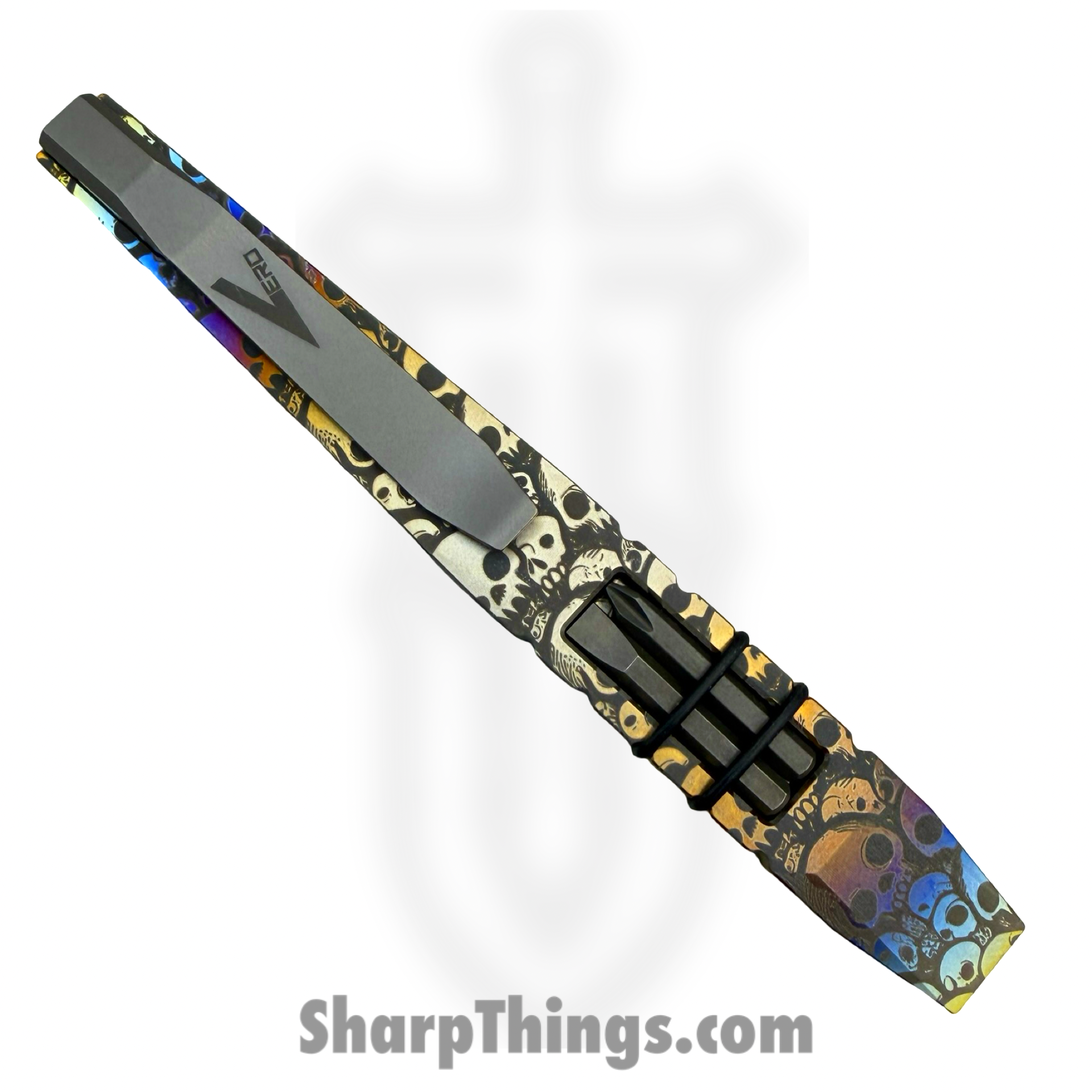 BSA_0K_1.png Vero Engineering - Vero_BSA_0K - Fulcrum Custom - Coated - Titanium Iridescent Skulls - Image 1