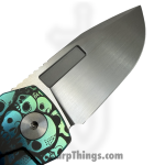Vero Engineering - Vero_BSA_0L - Nova - Folding Knife - M390 Coated Drop Point - Titanium Iridescent Skulls - Image 3
