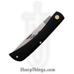 Case Cutlery - CA092 - Sod Buster - Folding Knife - Tru-Sharp™ Stainless Satin Skinner - Synthetic - Black - Image 3