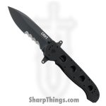 CRKT - CR2114SFG - M21 Special Forces - Folding Knife - 1.4116 Stainless Coated Spear Point Serrated - G10 - Black