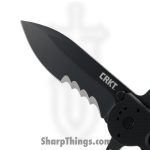 CRKT - CR2114SFG - M21 Special Forces - Folding Knife - 1.4116 Stainless Coated Spear Point Serrated - G10 - Black - Image 3