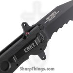CRKT - CR2114SFG - M21 Special Forces - Folding Knife - 1.4116 Stainless Coated Spear Point Serrated - G10 - Black - Image 4