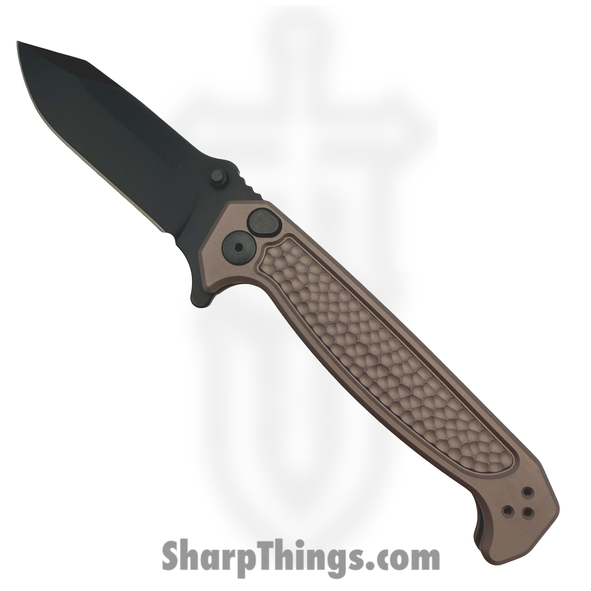 HFB6260I_1.png Half Face Blades - HFB6260I - Disaster Folder - Folding Knife - CPM S45VN Coated Spear Point - 7075-T6 Aluminum - Gray - Image 1