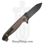 Half Face Blades - HFB6260I - Disaster Folder - Folding Knife - CPM S45VN Coated Spear Point - 7075-T6 Aluminum - Gray - Image 2