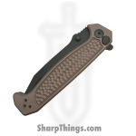 Half Face Blades - HFB6260I - Disaster Folder - Folding Knife - CPM S45VN Coated Spear Point - 7075-T6 Aluminum - Gray - Image 3