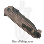 Half Face Blades - HFB6260I - Disaster Folder - Folding Knife - CPM S45VN Coated Spear Point - 7075-T6 Aluminum - Gray - Image 4