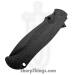 Half Face Blades - HFB6260K - Extremis Folder - Folding Knife - CPM S45VN Coated Spear Point - Titanium - Black - Image 5