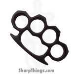 VOC - KN-200 BK - 4.5 Inch Long Knuckle Duster - Metal - Black